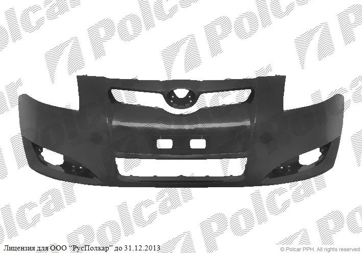 TOYOTA AURIS (E15J) 03.07 - 04.10 :Бампер передний (под покраску)- 52119-02970