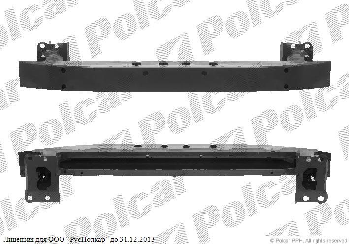 TOYOTA AVENSIS (T25) 04.03 - 06.06 :Усилитель бампера (сталь)-