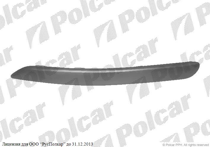 TOYOTA AVENSIS (T25) 07.06 - 10.08 :Молдинг бампера левый (под покр., негрунтов.)- 52713-05903