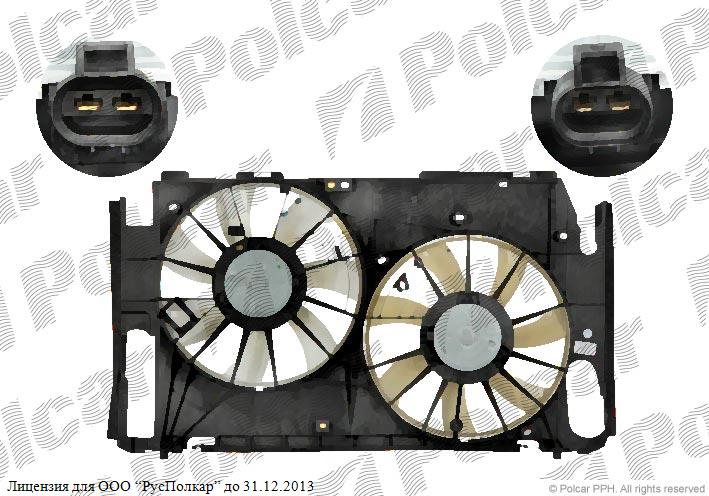 TOYOTA RAV4 (ACA/ACE) 01.06 - 02.09 :Вентиляторы радиаторов- 16363-28240