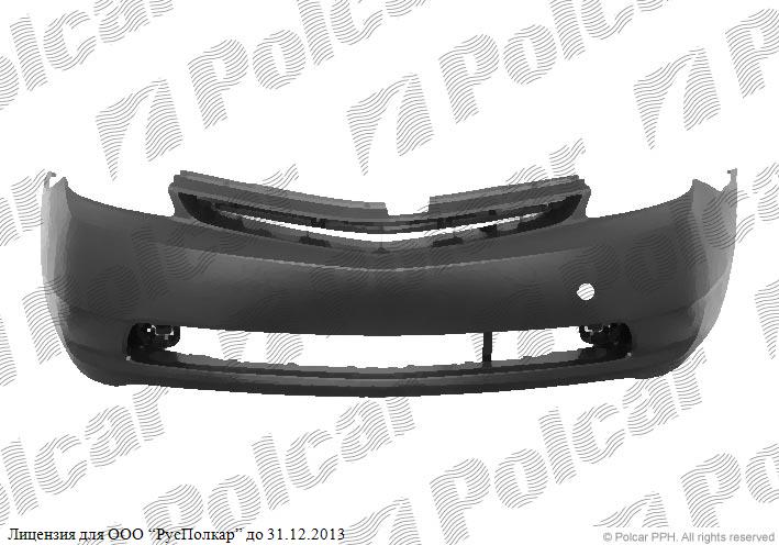 TOYOTA PRIUS (NHW20) 10.03 - 05.09 :Бампер передний (чёрный грунт.), TYG*- 52119-47903