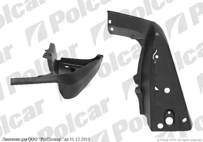 TOYOTA PRIUS, 10.03- спойлер бампера заднего серединный- 76891-47010