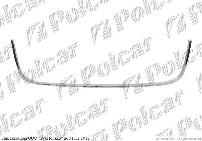 VW JETTA/GOLF KOMBI (1K5/1KM) 09.05 - 09.10 :Накладка решетки пер. бампера ( хром )- 1K5853761A2ZZ