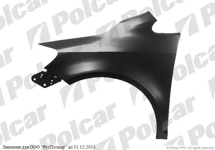VW GOLF V PLUS (5M) 01.05 - 01.09 :Крыло переднее левое- 5M0821021