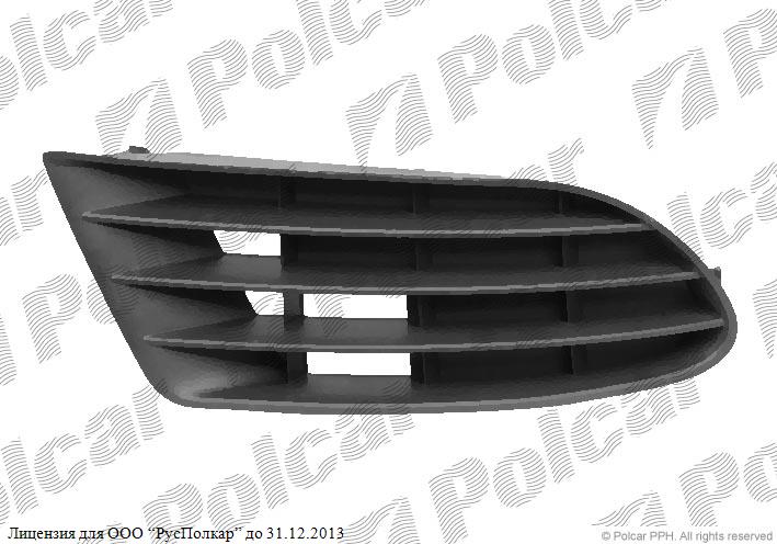 VW GOLF V PLUS (5M) 01.05 - 01.09 :Решетка в бампере левая- 5M08536659B9