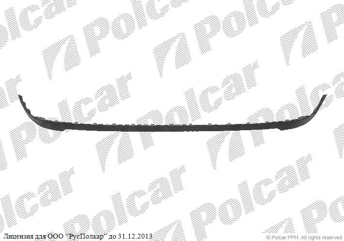 VW POLO (6KV) CLASSIC/комби 11.95 - 06.01 :Спойлер переднего бампера- 6K5805903B