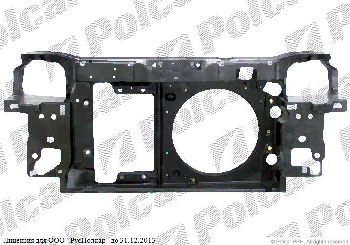 VW POLO (6N2) HB 10.99 - 09.01 :Панель передняя (с конд.)- 6N0805594N