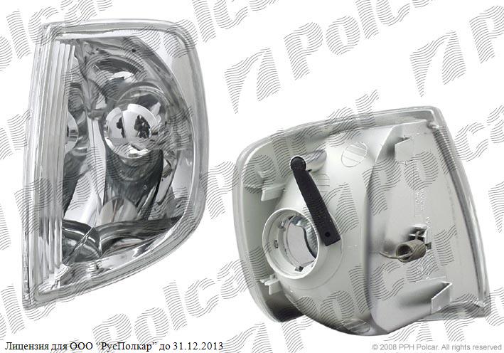 VW POLO (6N2) HB 10.99 - 09.01 :Указатель поворота правый (прозрачный)- 6N0953042N