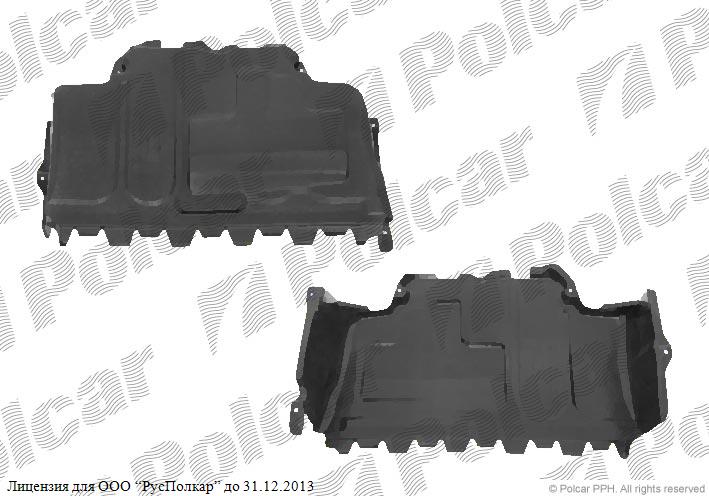 VW POLO HB, 10.99- Защита под двигатель-