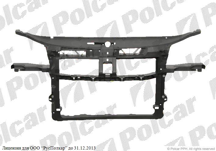 VW POLO (9N3) HB 04.05 - 08.09 :Панель передняя (с кондицион.)- 6Q0805588S