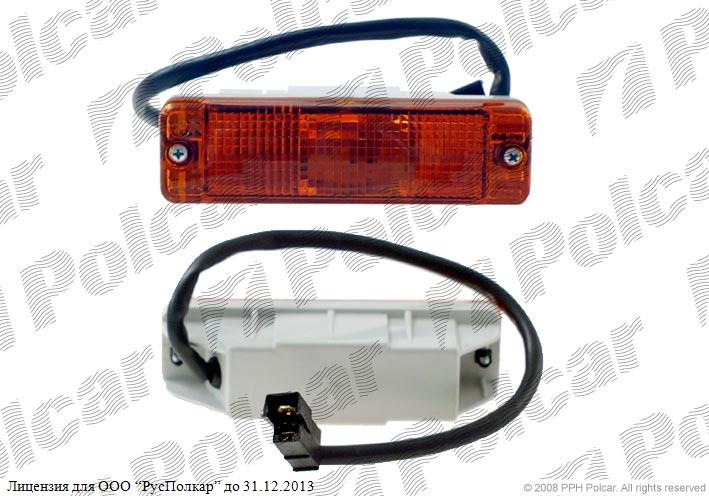 VW GOLF II (19E/1G) 83 - 92 :Указатель поворота передний (жёлтый, в бампере, левый=правый)- 1359970