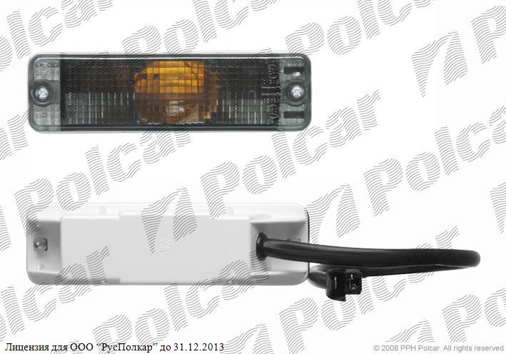 VW GOLF II (19E/1G) 83 - 92 :Указатель поворота передний (в бампере, тюнинг, чёрный, левый=правый)-