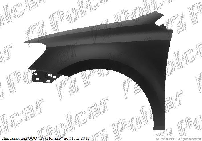 VW POLO (6R) 08.09- :Крыло переднее правое- 6R0821106A