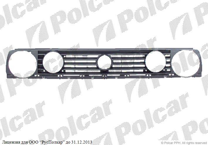 VW GOLF II (19E/1G) 83 - 92 :Решетка радиатора (под 4 фары)- 191-853-653F