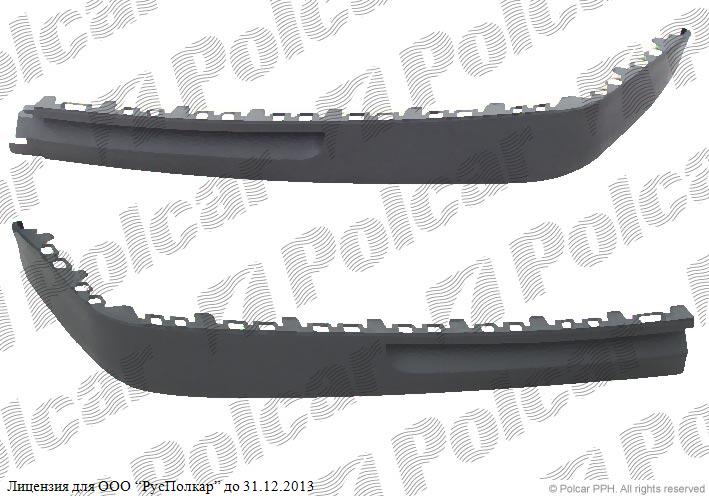 VW GOLF III (1H) (HB+комби+CABRIO) 08.91 - 04.99 :Cпойлер бампера переднего правый (GT, GTI), RETOV- 1H6805904AB41