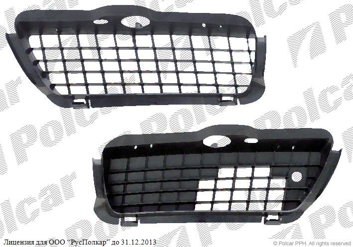 VW GOLF III (1H) (HB+комби+CABRIO) 08.91 - 04.99 :Решетка в бампере левая, RETOV- 1H6853665A01C