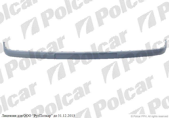 VW GOLF IV CABRIOLET (1EXO) 04.98 - 10.03 :Молдинг бампера переднего (под покраску)- 1J0807719AGRU