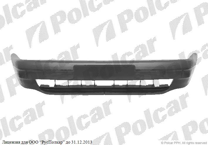 VW PASSAT SDN+KOMBI (B3 (35i)) 03.88 - 10.93 :Бампер передний (чёрный, со спойлером, с заглушками)- 357807217