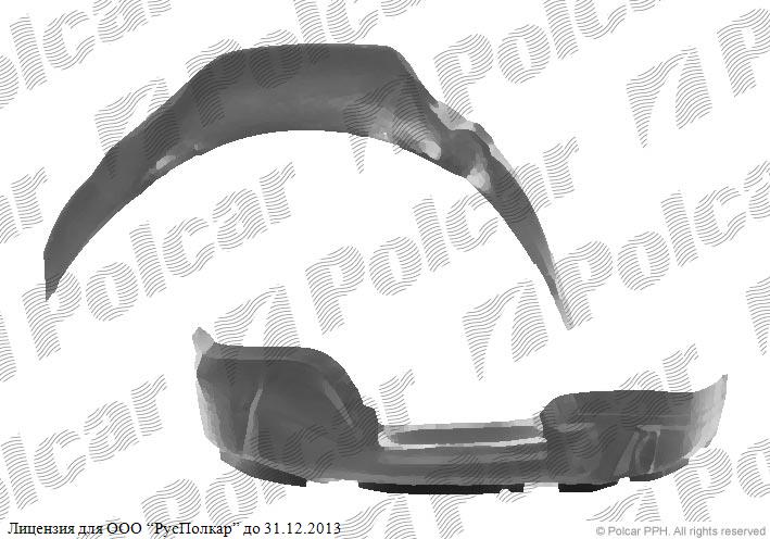 VW PASSAT SDN+KOMBI (B3 (35i)) 03.88 - 10.93 :Подкрылок правый- 357809961A
