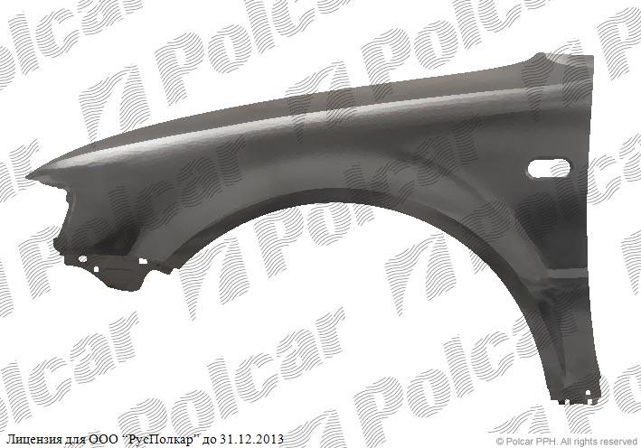 VW PASSAT SDN+KOMBI (B5 (3B)) 97 - 00 :Крыло переднее левое- 3B0821105C