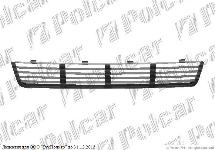 VW SHARAN (04.00 - 10.03) Решетка бампера центр. оригинал VAG - 7M385468701C