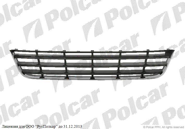 VW PASSAT SDN+KOMBI (B6 (3C)) 01.05 - 07.10 :Решетка в бампере центральная- 3C0853671AUZL