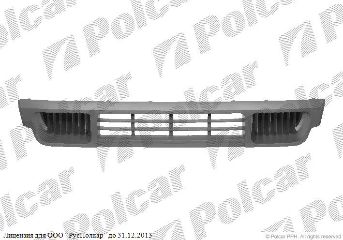 VW TRANSPORTER (T5)/MULTIVAN 04.03 - 10.09 :Решетка в бампере центральная- 7H0 807 719 7G9
