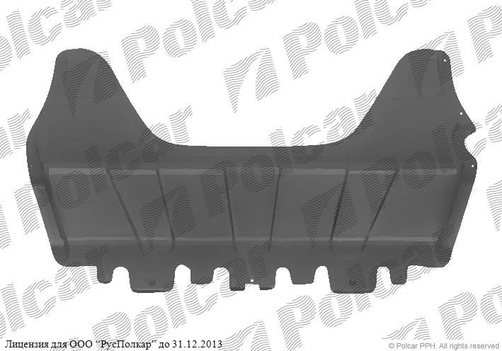 VW TIGUAN (5N) 09.07 - 04.11 :Защита под двигатель бензин- 5N0825235<br />5N0825237